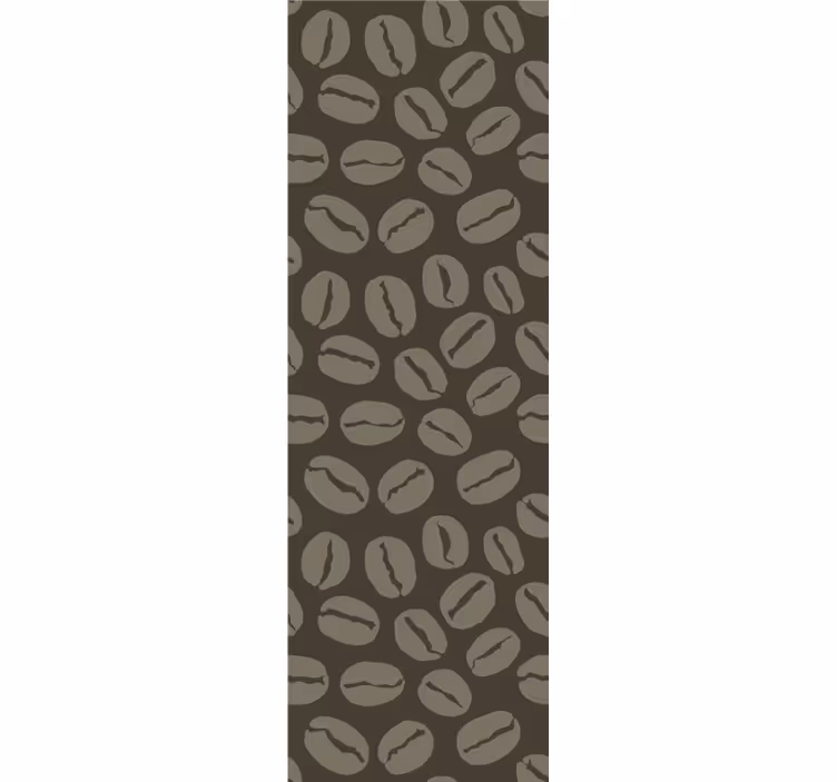 Tapete Vierecke kaffeebohnenmotiv - TenStickers