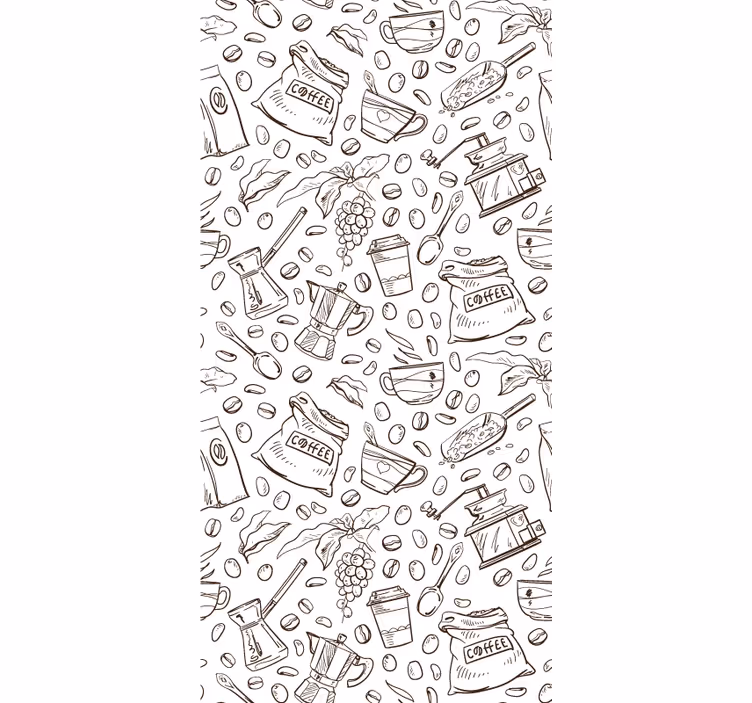 Tapete Küche kaffee-motiv-ensemble - TenStickers