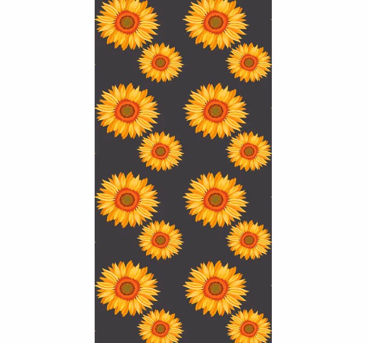 Tapete Natur Sonnenblumen-Eleganz - TenStickers