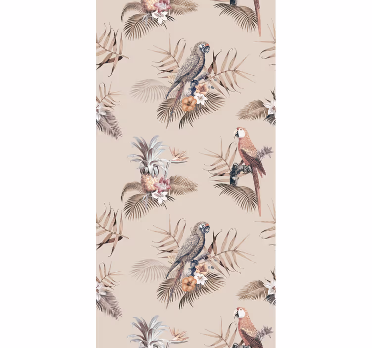 Tapete papagei tropische eleganz - TenStickers