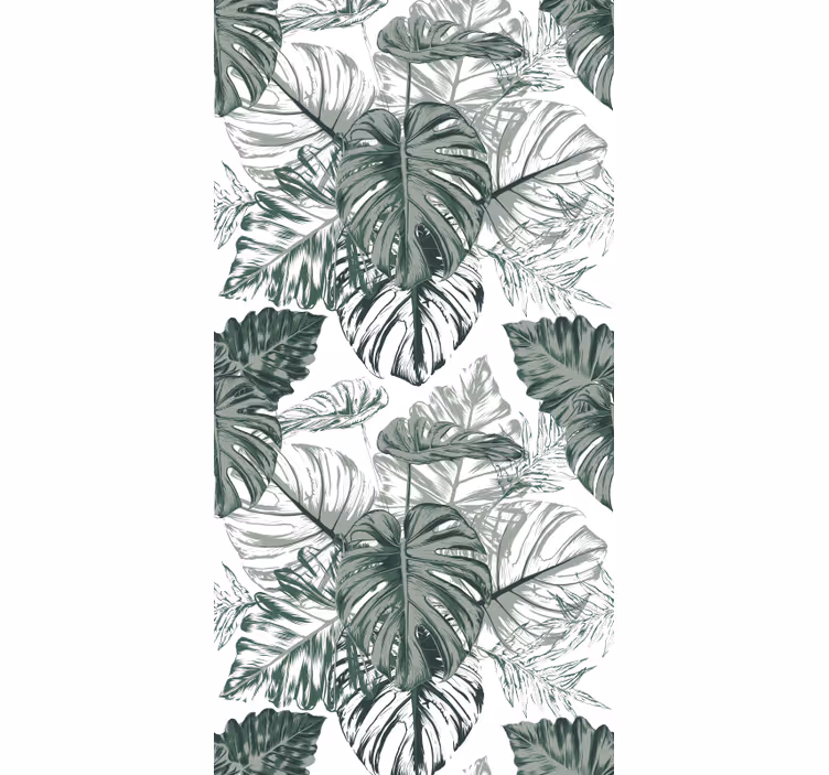 Tapete blätter monstera blattwerk - TenStickers