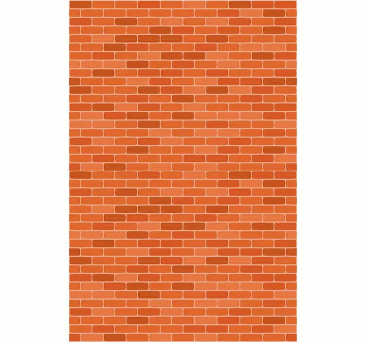Ziegel Tapete ziegelmauer-effekt - TenStickers