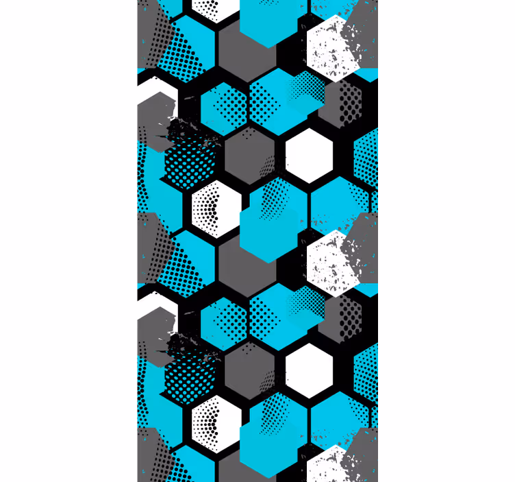 Tapete geometrisch geometrische sechsecke - TenStickers