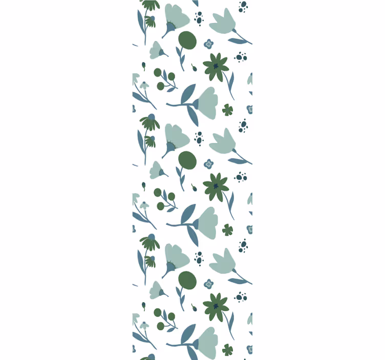 Blumentapete botanischer blütenzauber - TenStickers