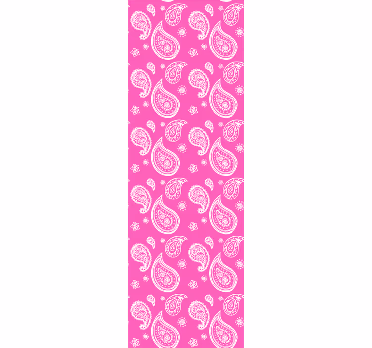 Ornament Tapete pinkes Paisley-Muster - TenStickers