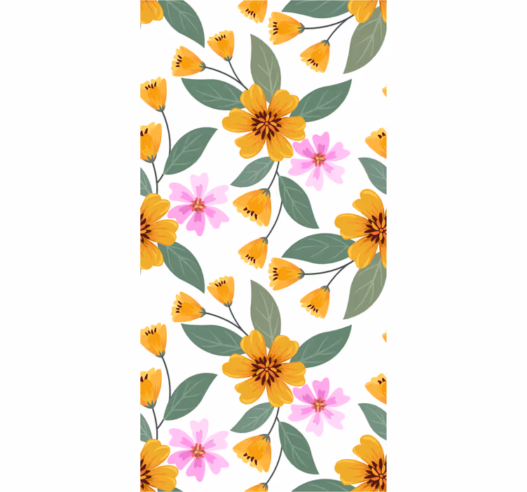 Blumentapete blütenpracht - TenStickers