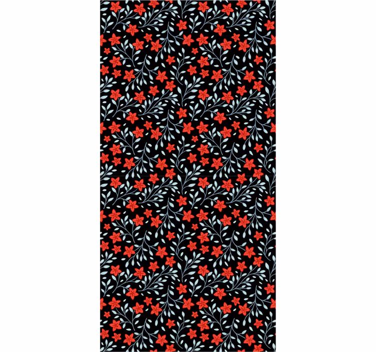 Tapete florale Ornamente blumenteppich - TenStickers