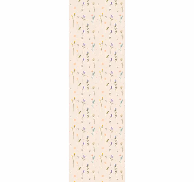 Blumentapete wildblumen-eleganz - TenStickers