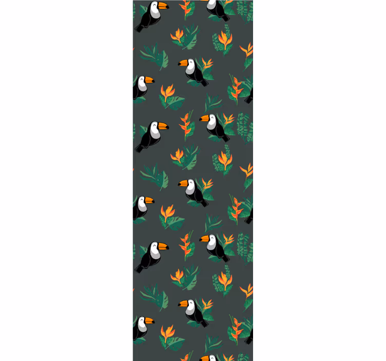 Tapete Vögel tukan-muster - TenStickers