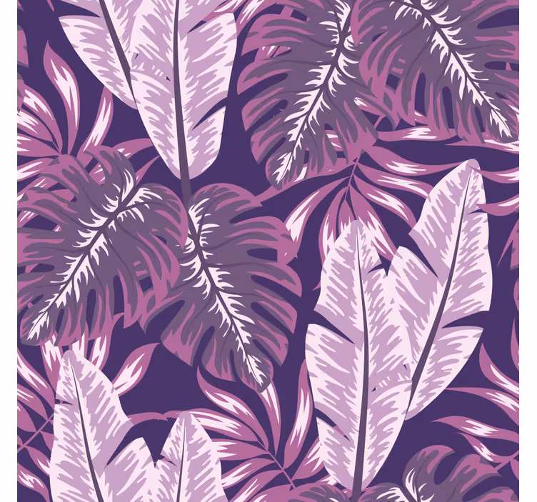 Blumentapete Lila maranta - TenStickers