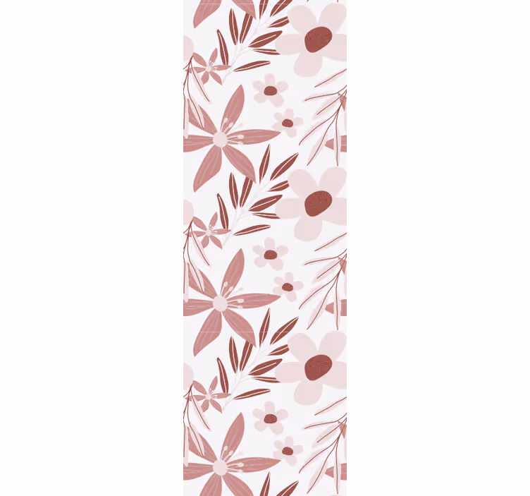 Blumentapete blumenmustermotiv - TenStickers