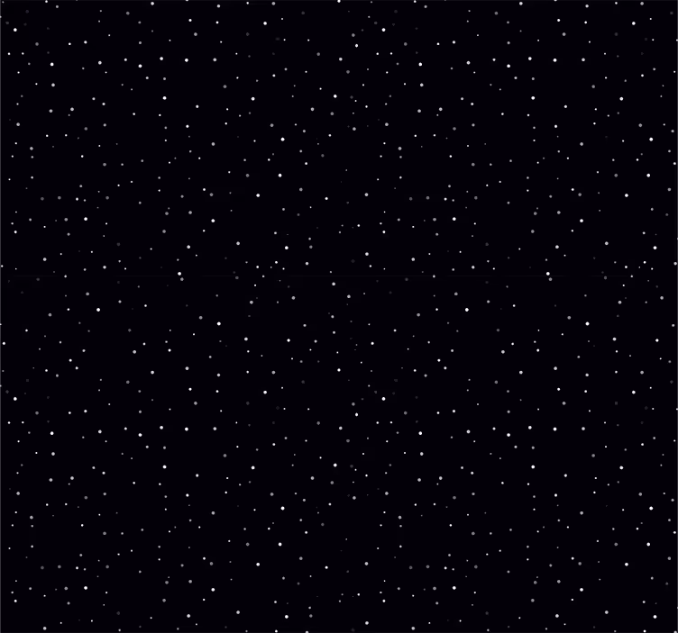 Schlafzimmer Tapete Jugendzimmer Sterne Sternenhimmel - TenStickers