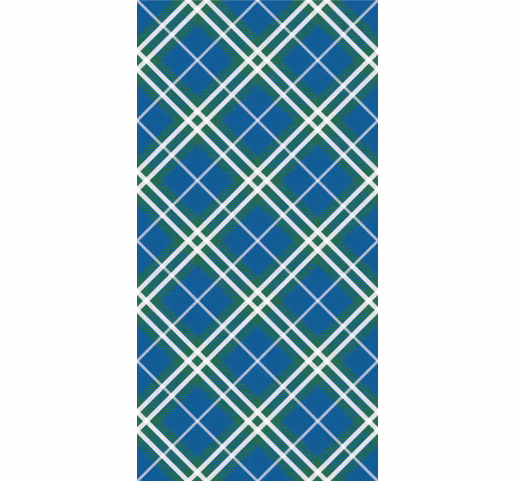 Tapete geometrisch geometrisches karomuster - TenStickers