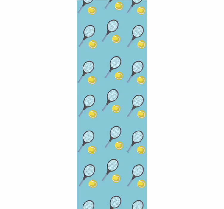 Kunst Tapete tennismuster - TenStickers