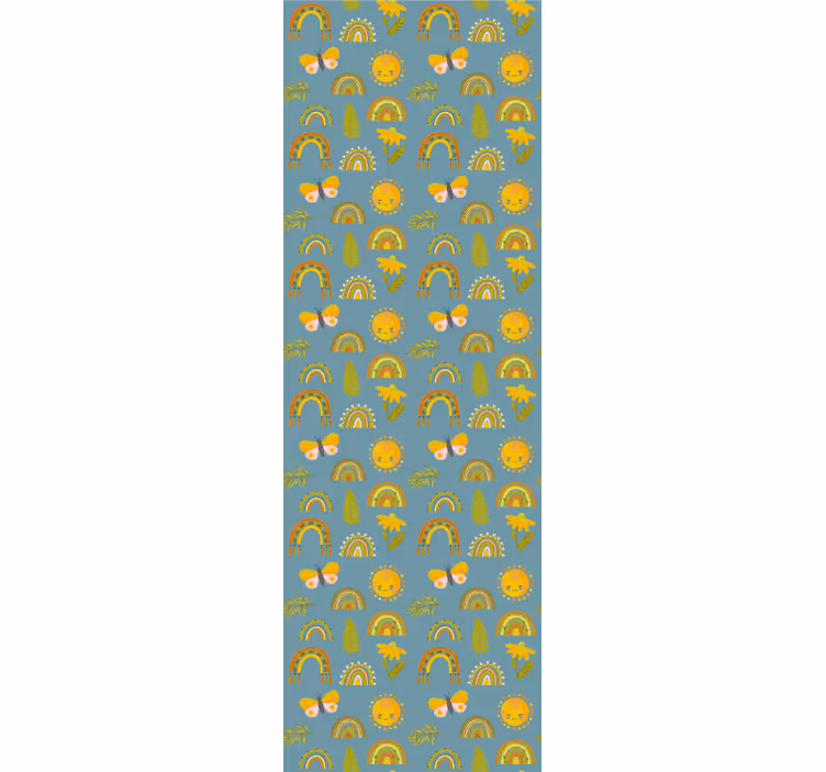 Tapete Schmetterling fröhliche naturmuster - TenStickers