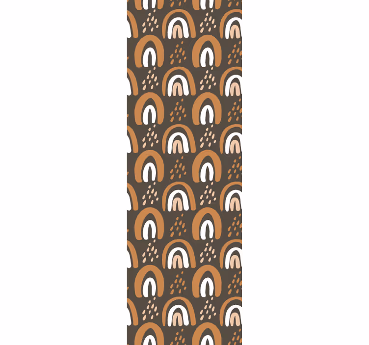 Tapete geometrische Muster geometrisches bogenmotiv - TenStickers