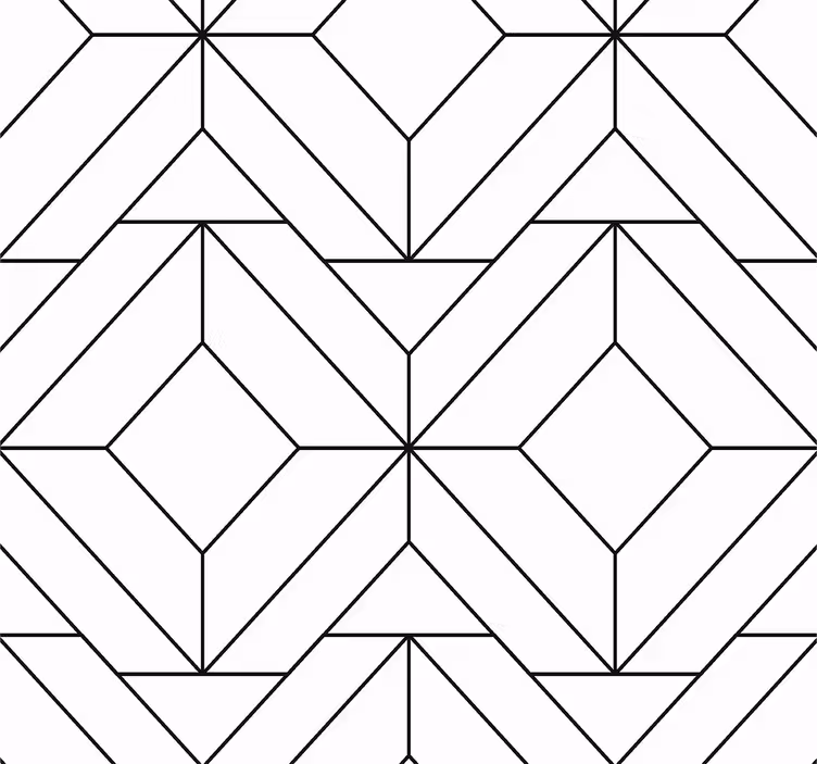 Küche Tapete Nordische geometrische Muster - TenStickers
