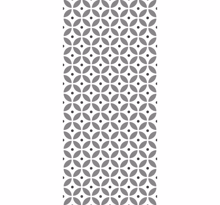 Tapete geometrische Muster geometrisches blütenblattmuster - TenStickers