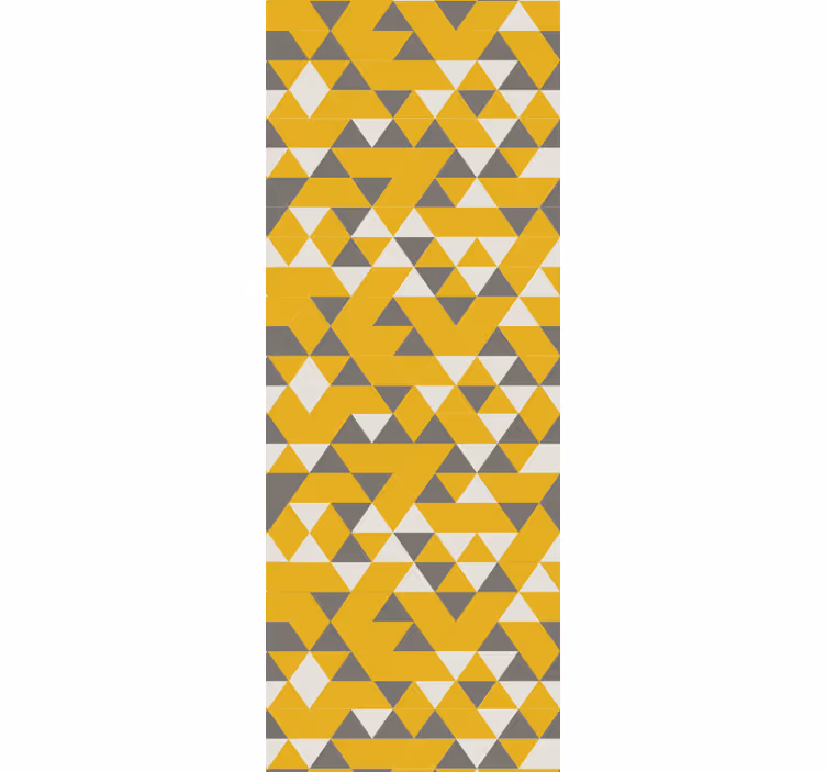 Wohnzimmer Tapete Geometrisches Dreieck Pantone - TenStickers