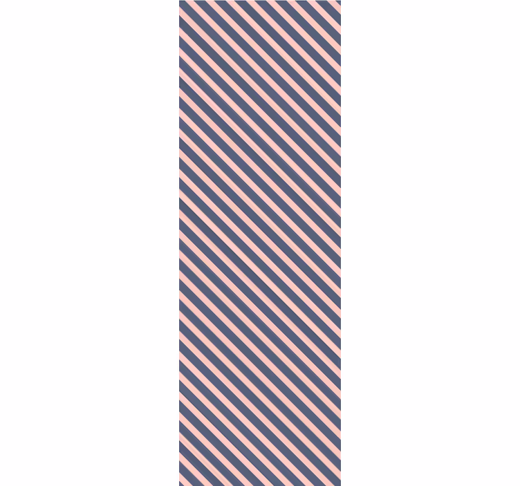 Tapete horizontale Streifen diagonale streifenharmonie - TenStickers