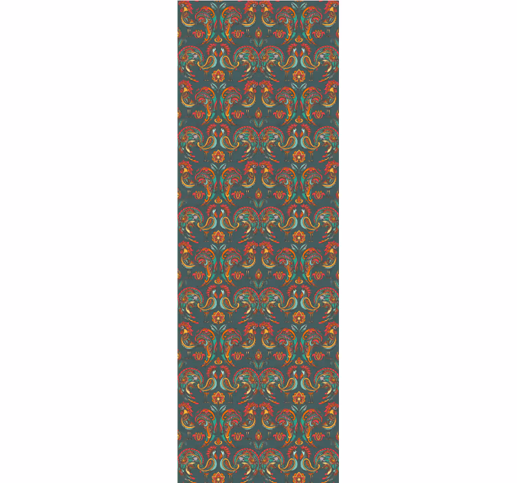 Ornament Tapete barockes ornamentmuster - TenStickers