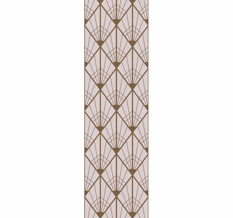Tapete geometrische Muster geometrisches fächerdesign - TenStickers