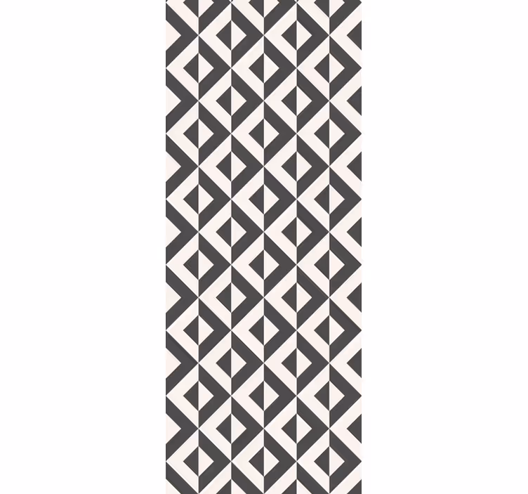 Tapete Badezimmer geometrie muster design - TenStickers