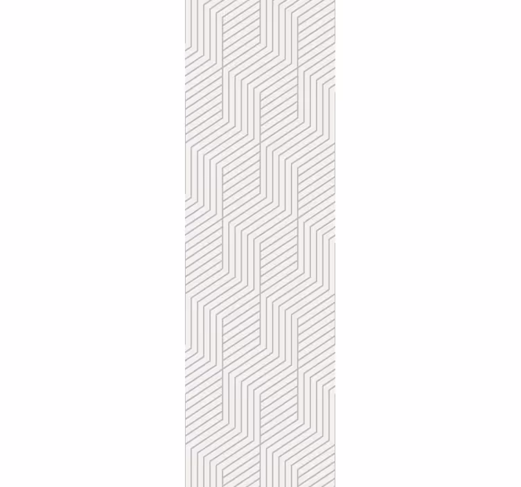 Tapete geometrische Muster lineares labyrinthmuster - TenStickers