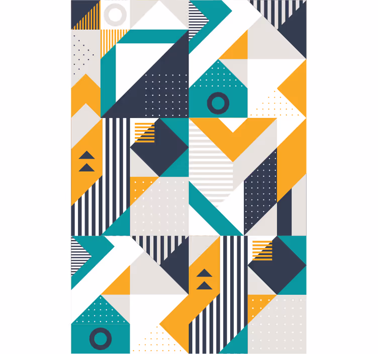 Tapete geometrisch geometrisches ensemble - TenStickers