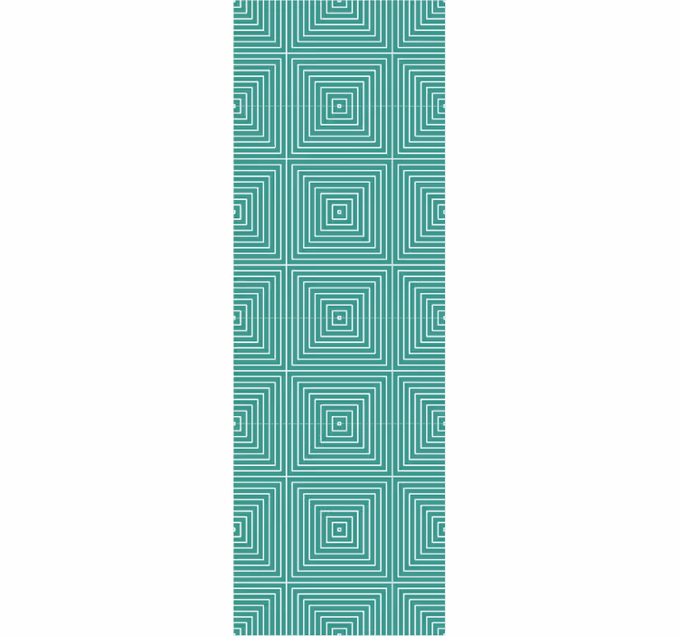 Tapete geometrische Muster quadratisches spiralmuster - TenStickers