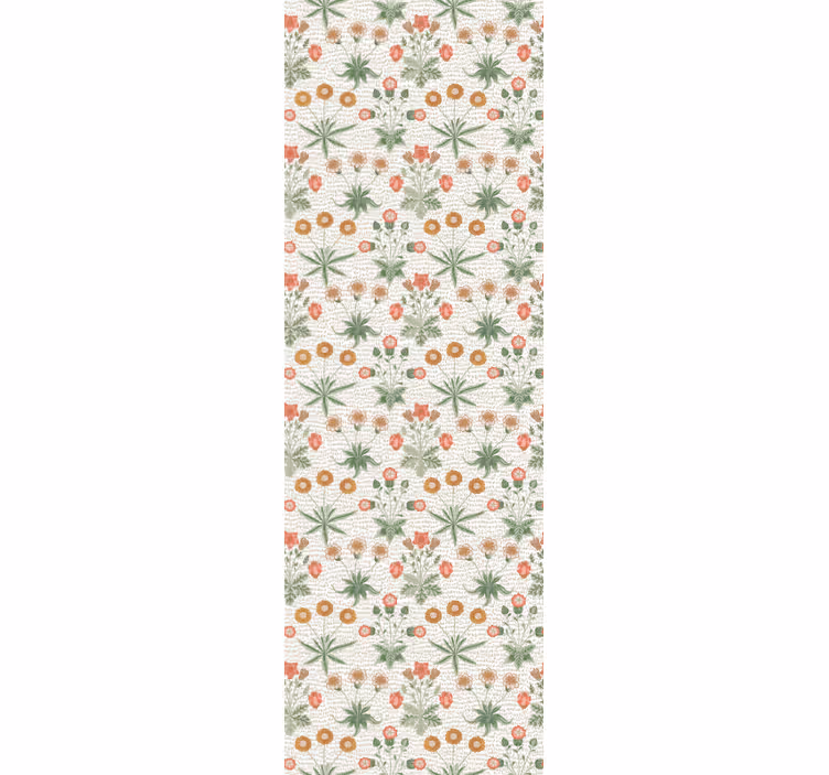 Tapete Natur wiederholendes Blumenmotiv - TenStickers