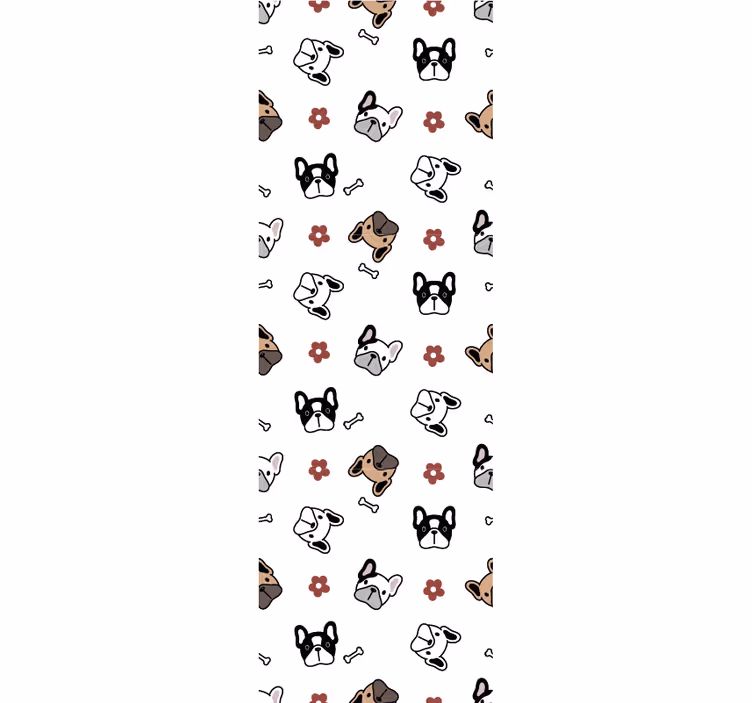 Tapete hunde canine doodle ensemble - TenStickers