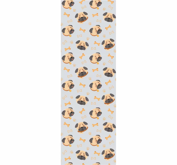 Tapete Hunde welpenmuster - TenStickers