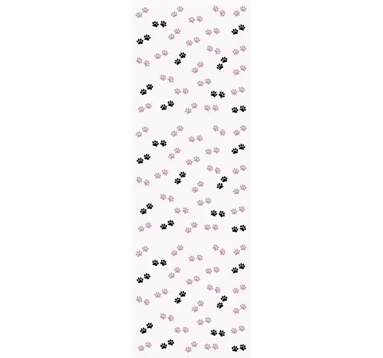 Tapete Hunde pfotenabdruckmuster - TenStickers