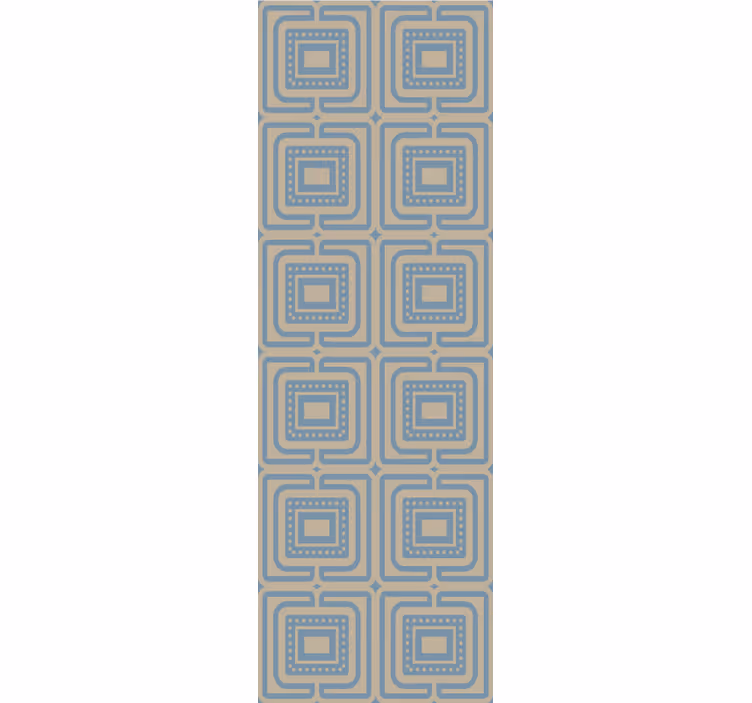Tapete geometrisch geometrische retro-quadrate - TenStickers