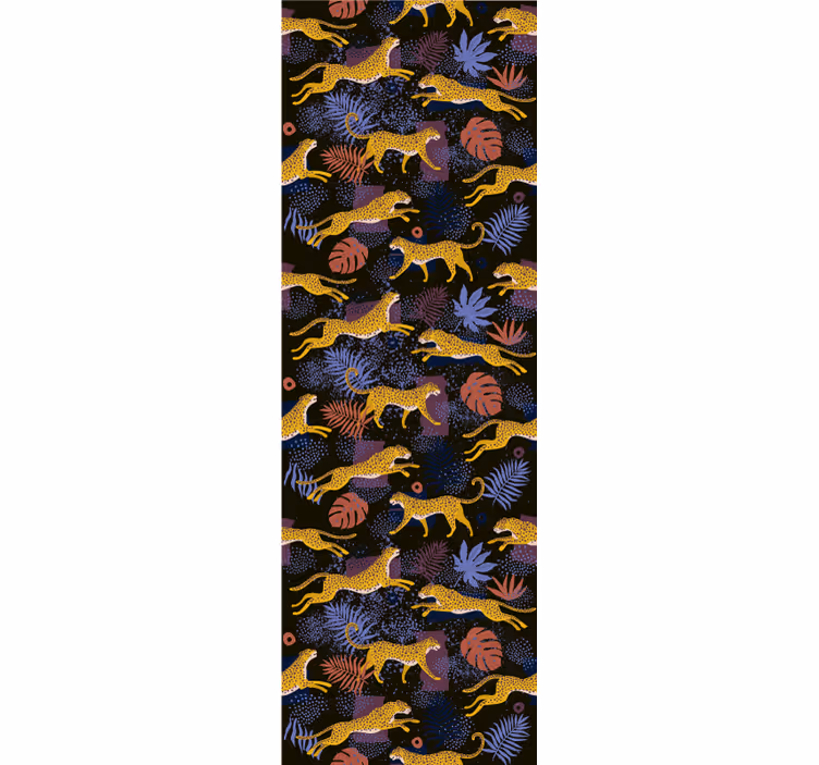 Tapete Tiere dschungelfauna-mosaik - TenStickers
