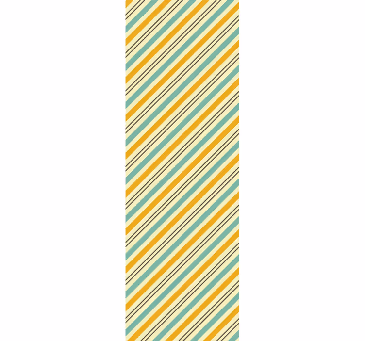 Tapete horizontale Streifen diagonal gestreiftes muster - TenStickers