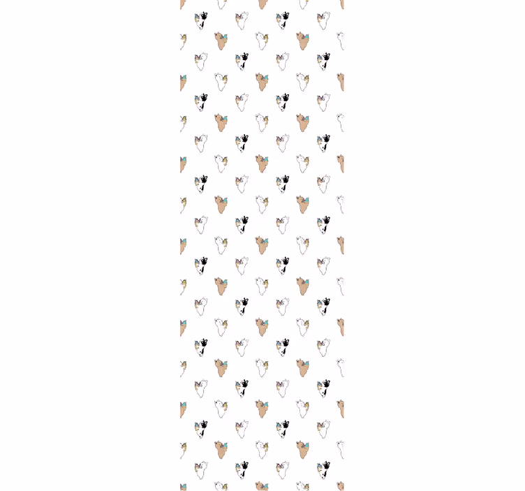Tapete hunde mit hundesilhouetten - TenStickers