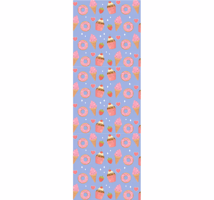 Tapete Baby süßes dessertmuster - TenStickers