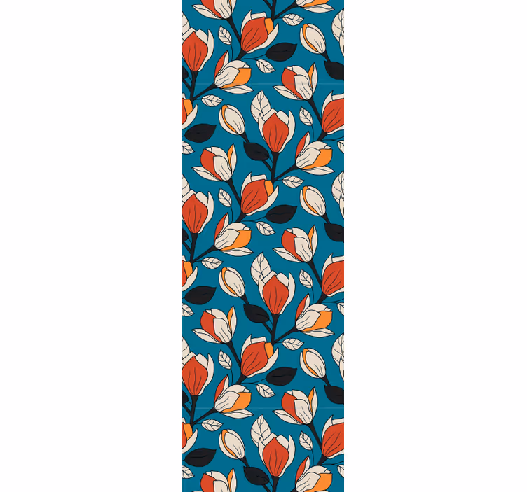 Tapete Esszimmer Sommerliche blumenmotive - TenStickers