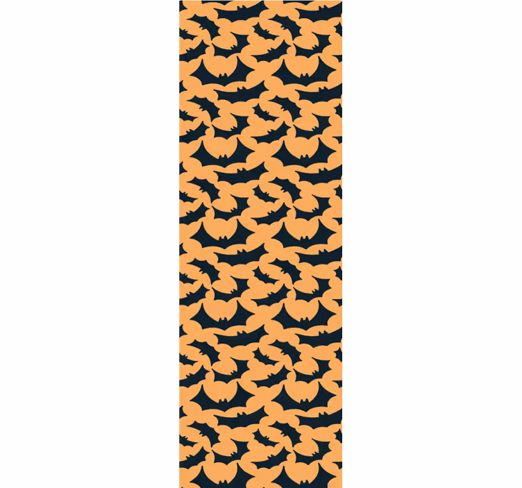 Halloween tapete mit fledermaus-muster - TenStickers