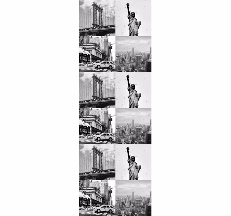 Fototapete New York urbane Montage - TenStickers