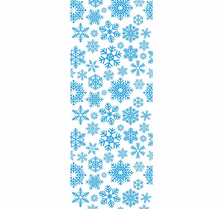 Weihnachtstapete saisonales schneeflockenmotiv - TenStickers