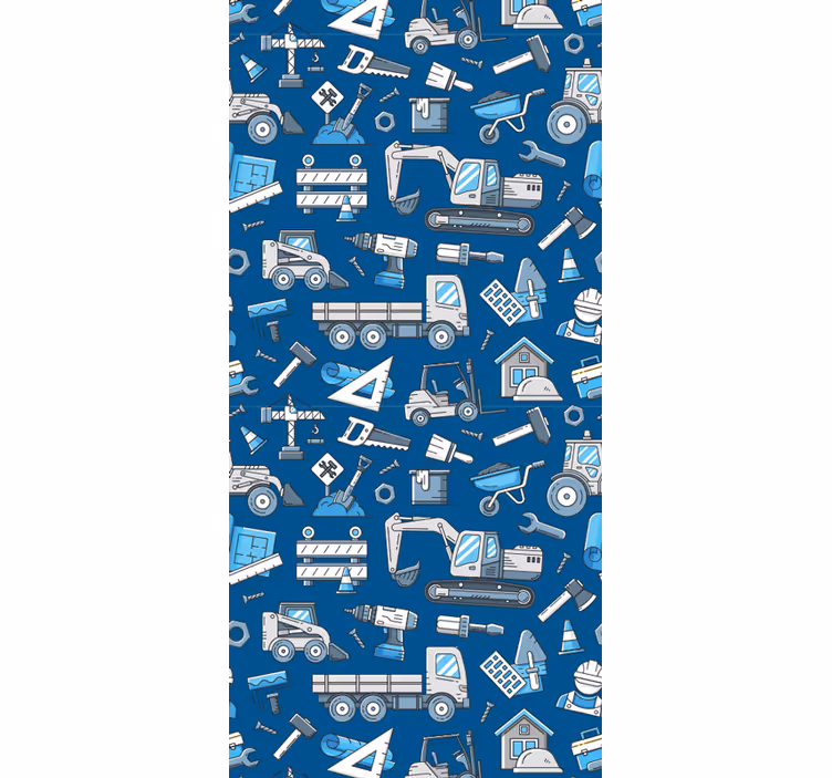 Tapete baby bauzeit für kleine entdecker - TenStickers