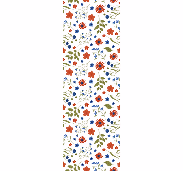 Blumentapete Natur Blumenmotivdetail - TenStickers