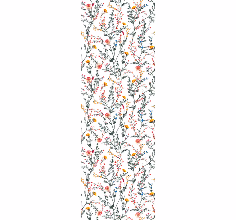 Tapete Natur Blumen- und botanisches Muster - TenStickers