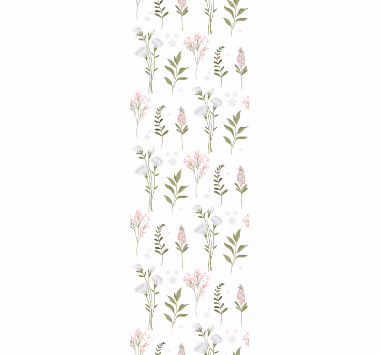 Blumentapete Natur florales Eleganzmuster - TenStickers