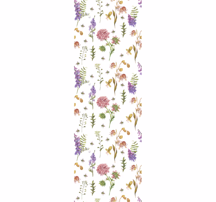 Tapete Natur botanische Wildblumen - TenStickers