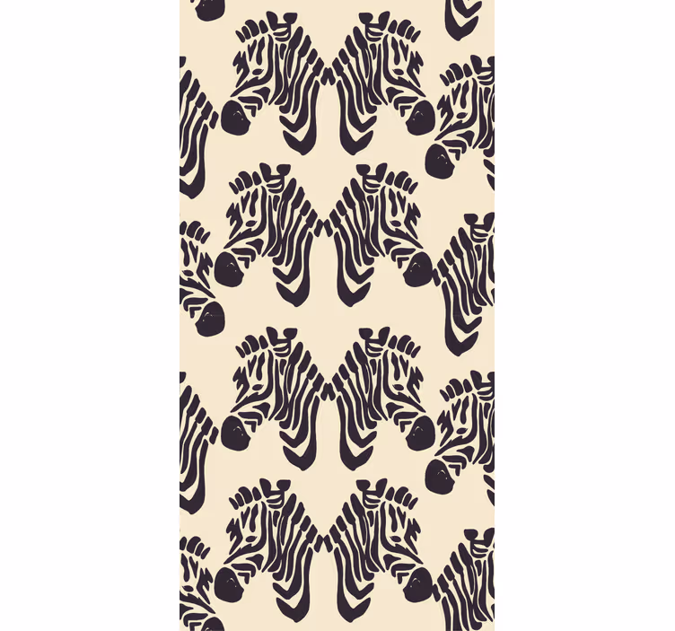Zebra Tapete zebramuster-design - TenStickers