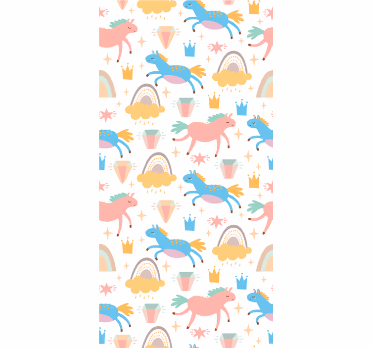 Tapete Tiere einhornmärchen - TenStickers
